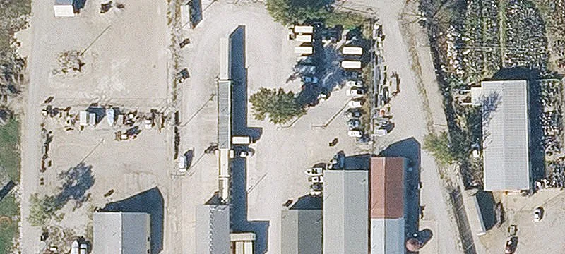 Fenced Industrial Property