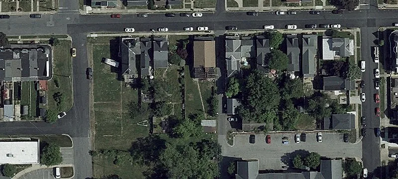 Four-Unit Quadplex with Townhome