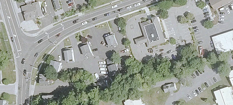Storefront with Basement Garage