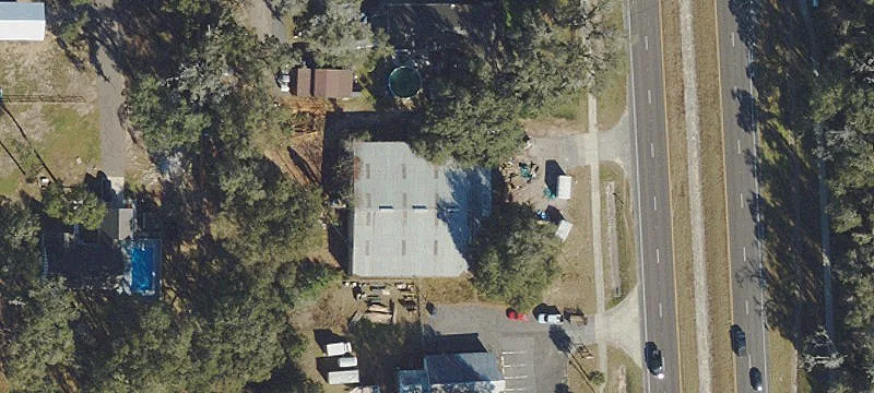 Manufacturing Building with Fenced Yard