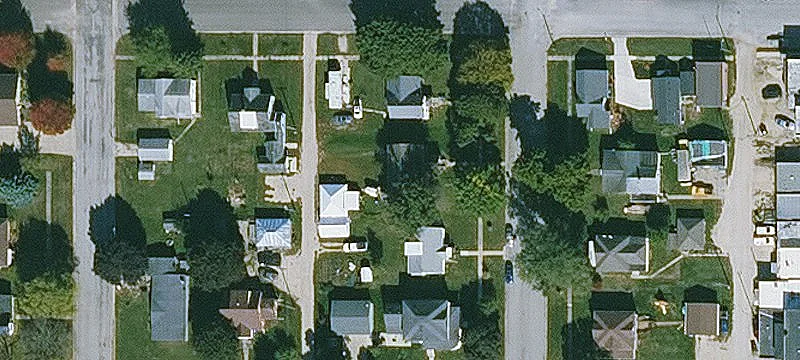 Brick Duplex with Detached Garage
