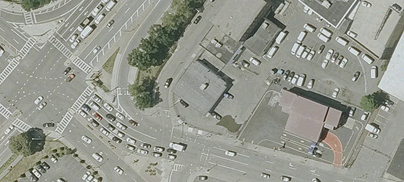 Corner Commercial Land with Drive-Through
