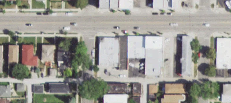 Corner Storefront Building