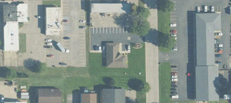 Two-Suite Brick Office Building