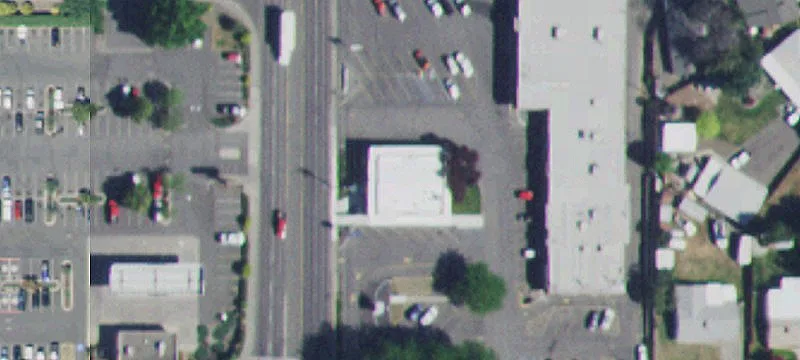 Bank Building with Drive-Up Window