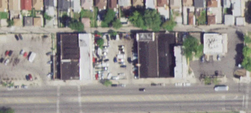 Car Wash Building with Garage Doors