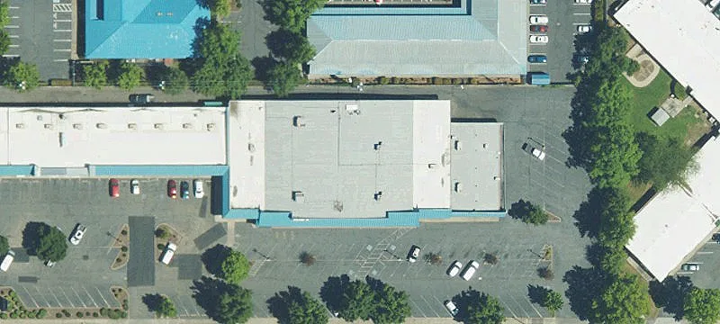 Strip Mall with Signage