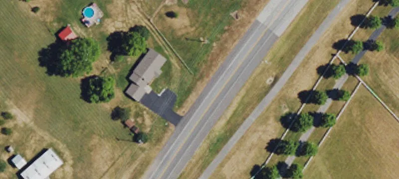 Fenced Farm with Barn
