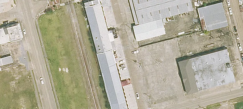 Corner Commercial Land with Brick Structure