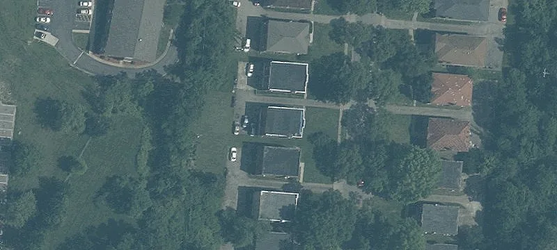 Quadplex with Four-Car Garage