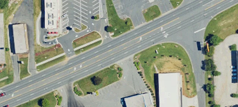 Corner Flex Space with Drive-In Doors