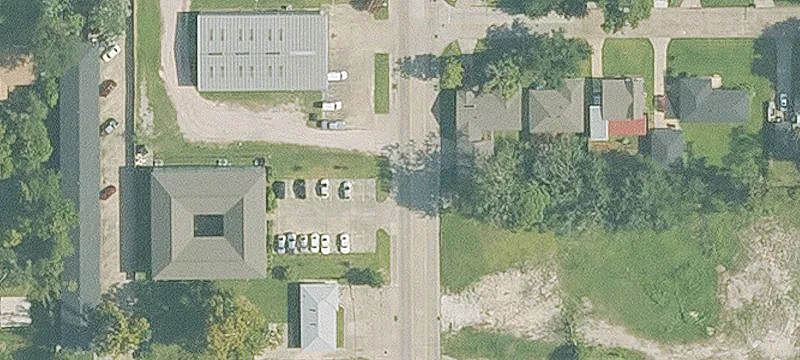 Office Building with Vacant Lots