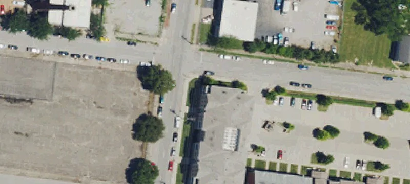 Automotive Service Building with Adjacent Lots