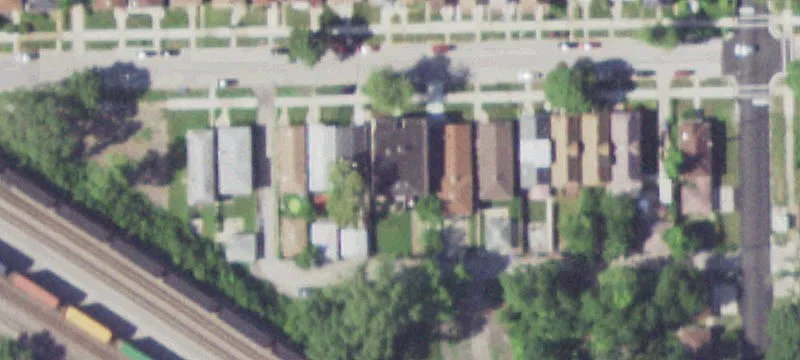 Four-Unit Corner Apartment Building
