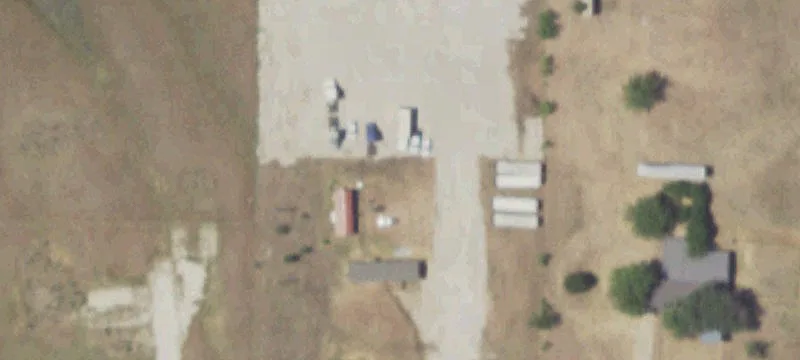 Fenced Truck Parking Yard