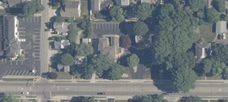 Brick Office Building with Live-Work Layout