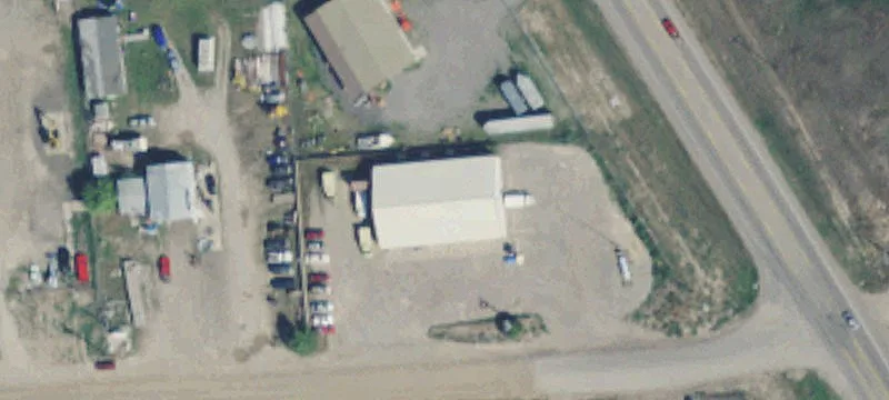Industrial Building with Overhead Doors