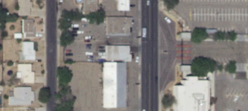 Automotive Shop with Secured Lot