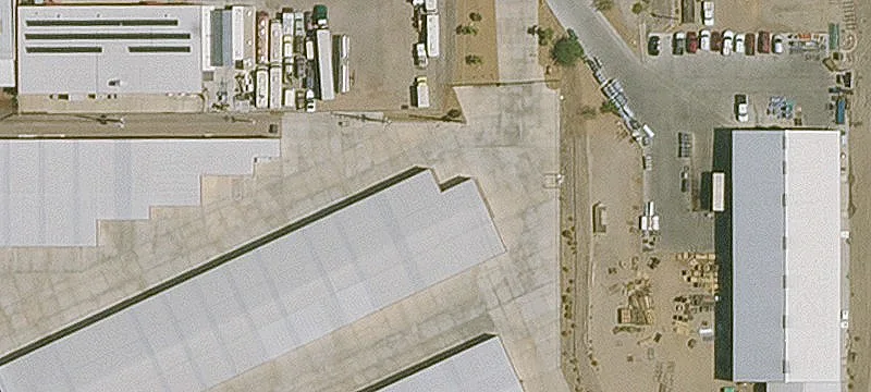 Gated Pull-Through Storage Facility