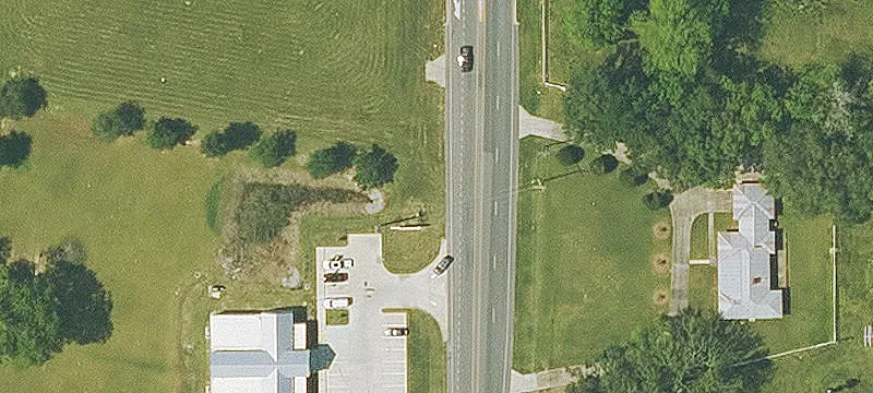 New Shopping Center with Drive-Through