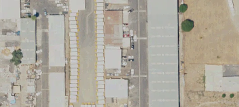 Warehouse with Fenced Yard