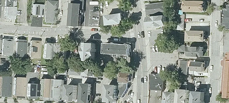 Fenced Corner Multifamily Property