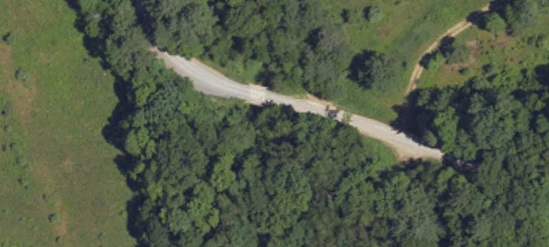 Vacant Farmland Along Roadway