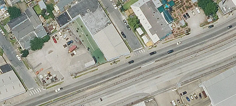 Fenced Corner Commercial Land