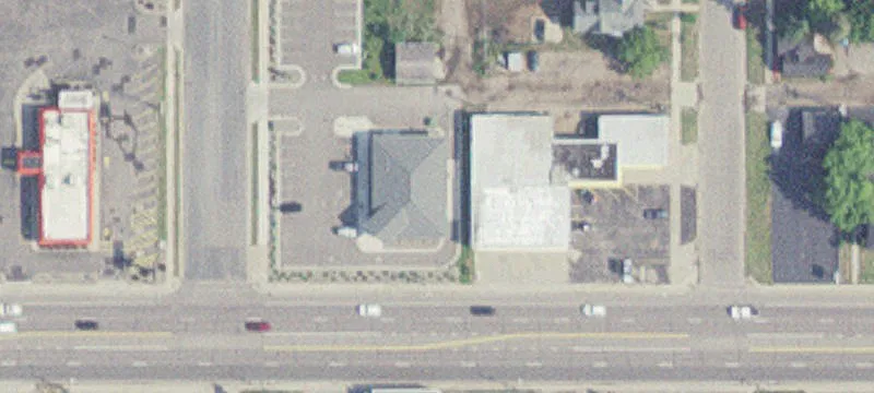 Corner Storefront with Drive-Through