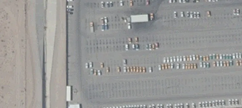 Fenced Paved Industrial Yard