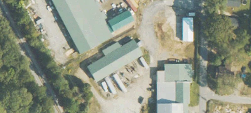 Fenced Industrial Warehouse Campus