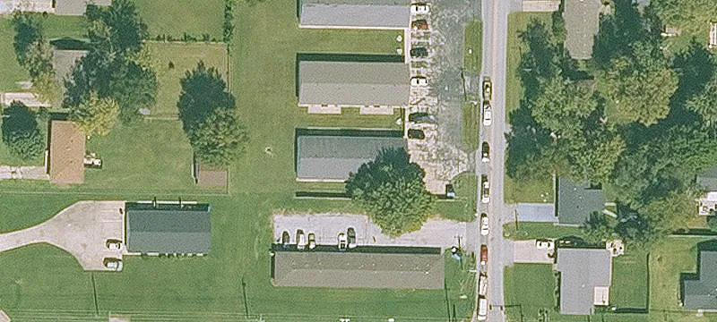 Brick Four-Unit Quadplex