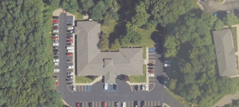 Office Building with Covered Entrance