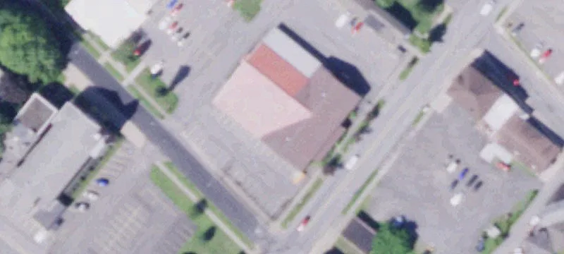 Warehouse with New Metal Roof