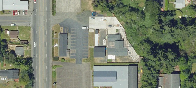 Office Building with Paved Parking