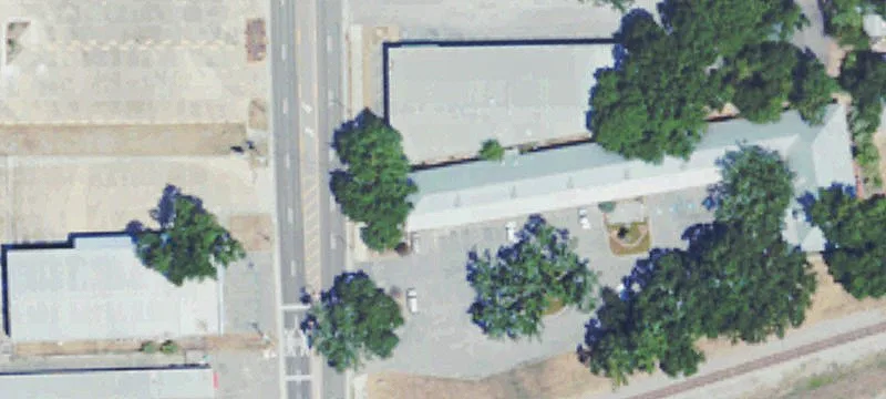 Office Units Among Oak Trees