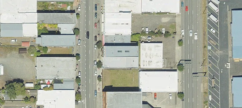 Updated Mixed-Use Commercial Building