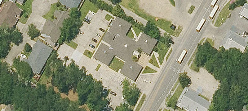 Corner-Lot Office Building