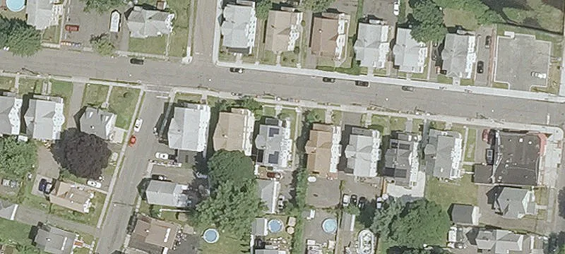 Duplex with Detached 4-Car Garage