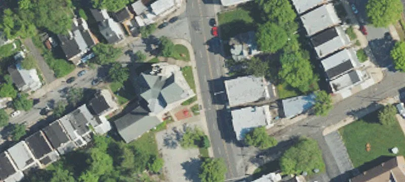 Church Building with Parking