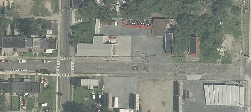 Industrial Truck Terminal with Trailer Parking