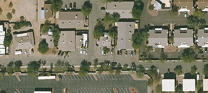 Quadplex with New Roof