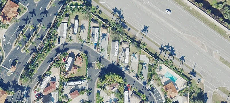 Landscaped Motorcoach Resort Lot