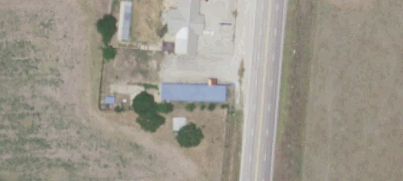 Highway Storefront with Storage Building