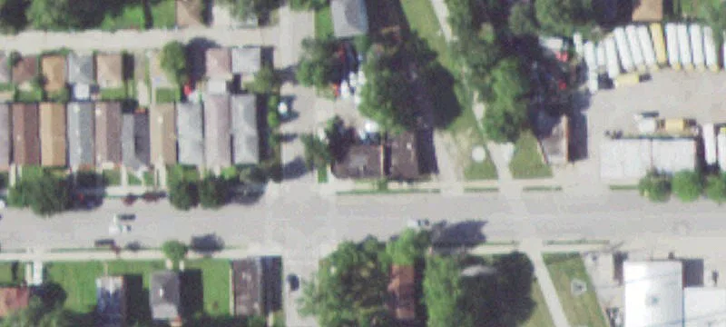 Brick Auto Shop Building