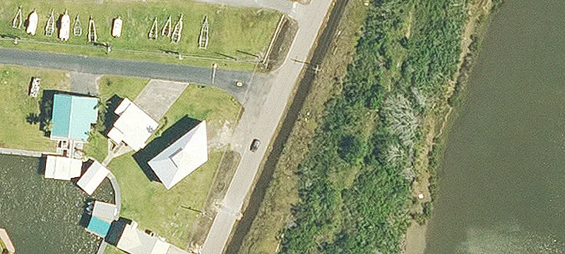 Covered Boat Slip with Lift
