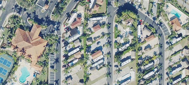 RV Resort Lot with Tiki Hut