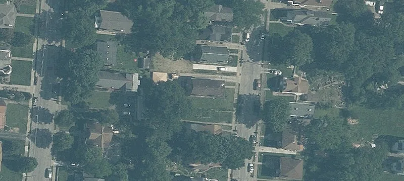 Brick Duplex With Detached Garage