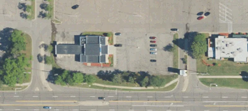 Freestanding Bank Building with Drive-Through