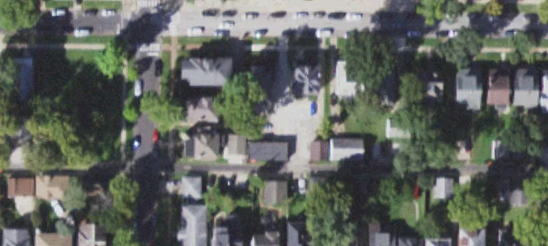 Duplex with Alley Parking